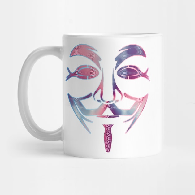 Optical Swirl and Guy Fawkes by Diego-t